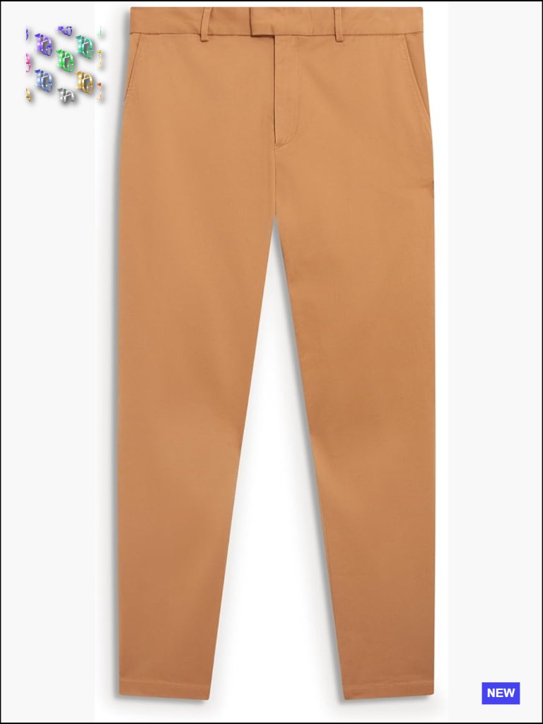 Slim Fit Tapered Chino Pants Stretch Comfortable Dress Casual Trousers